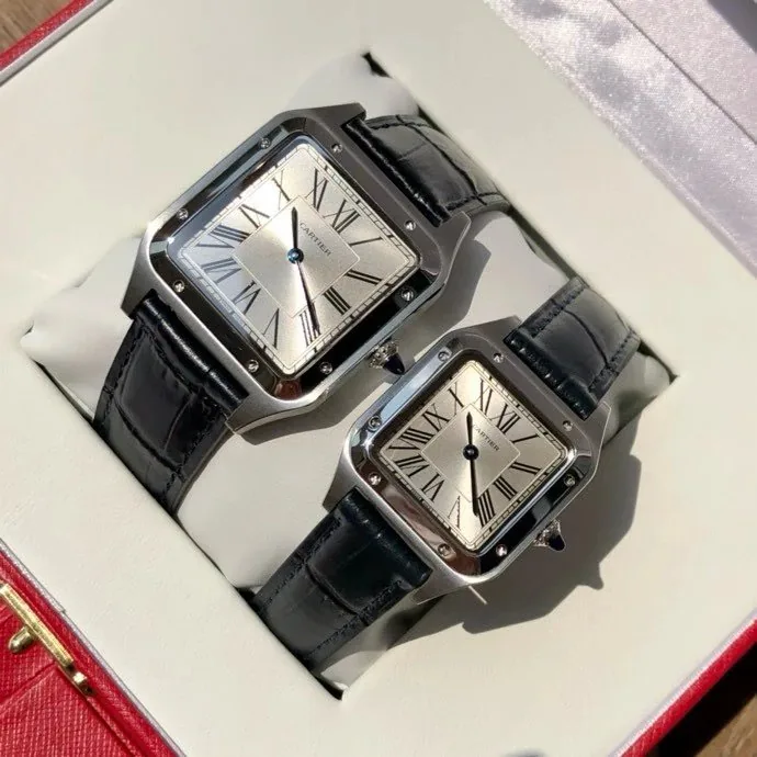 Cartier Santos Automatic Couple Watch 38mm