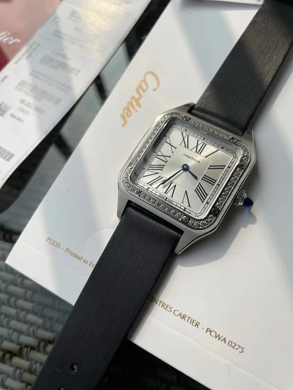 Cartier Santos Automatic Ladies Watch Ver.B