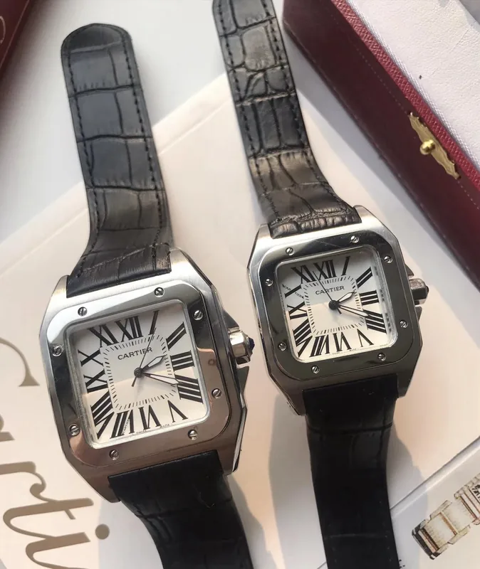 Cartier Santos Quartz Couple Watch 39mm Ver.D