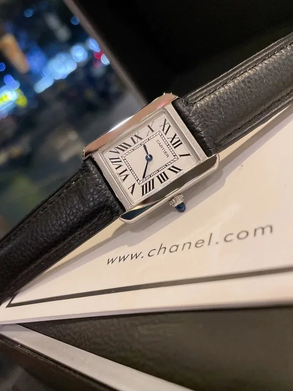 Cartier Tank Automatic Couple Watch 34mm Ver.A