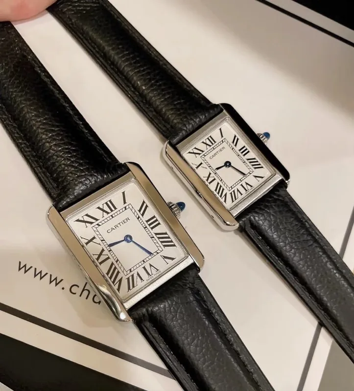 Cartier Tank Automatic Couple Watch 34mm Ver.B