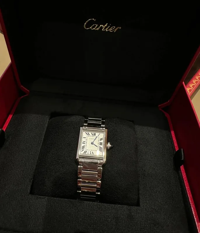 Cartier Tank Quartz Ladies Watch 25mm Ver.B