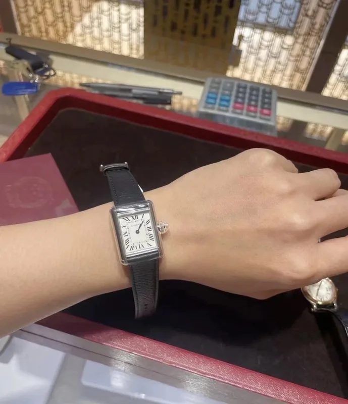 Cartier Tank Quartz Ladies Watch 29.5mm Ver.A