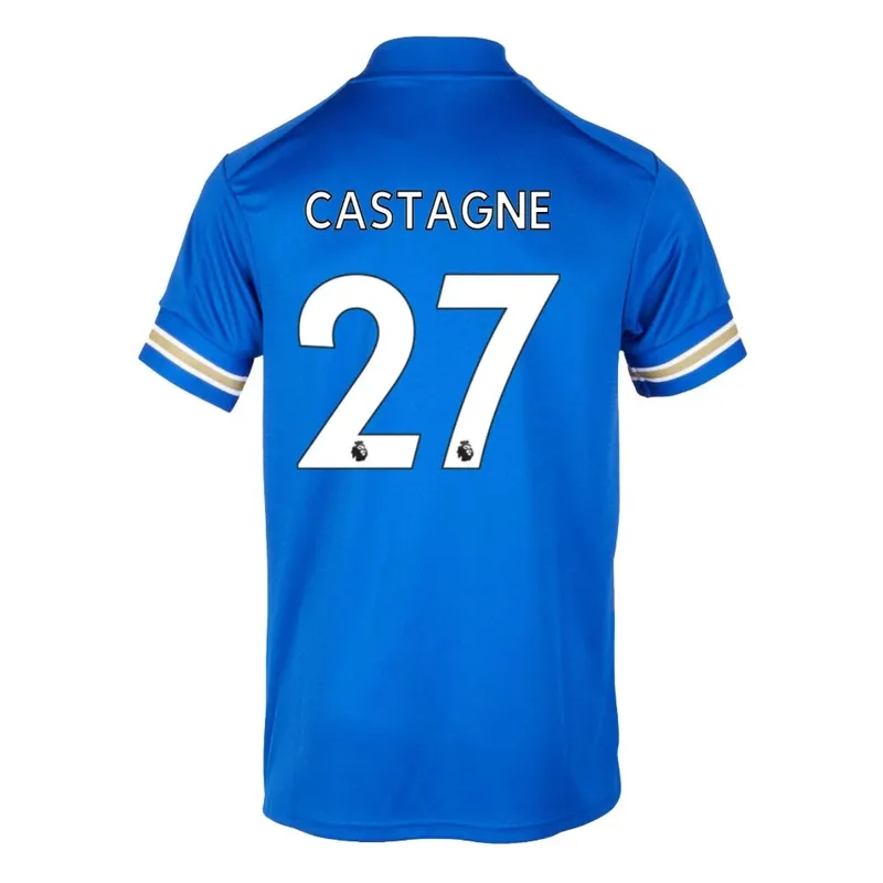 Leicester Castagne 27 City 20/21 Home Jersey