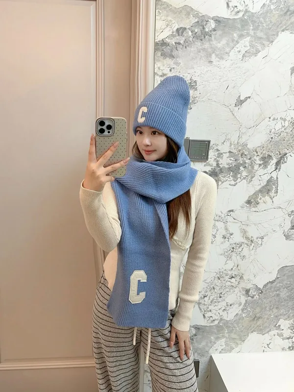 Celine Scarf & Hat Set Ver.A