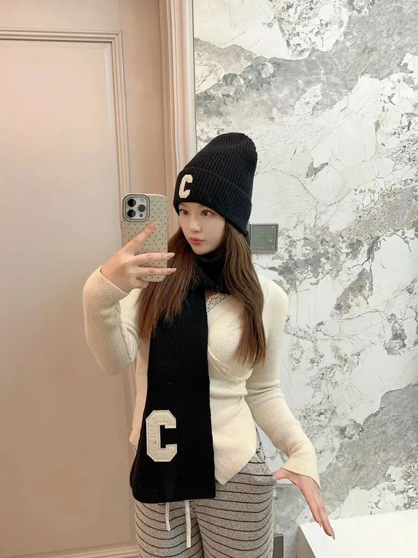 Celine Scarf & Hat Set Ver.B