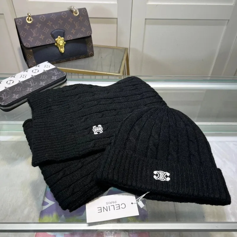 Celine Scarf & Hat Set Ver.F