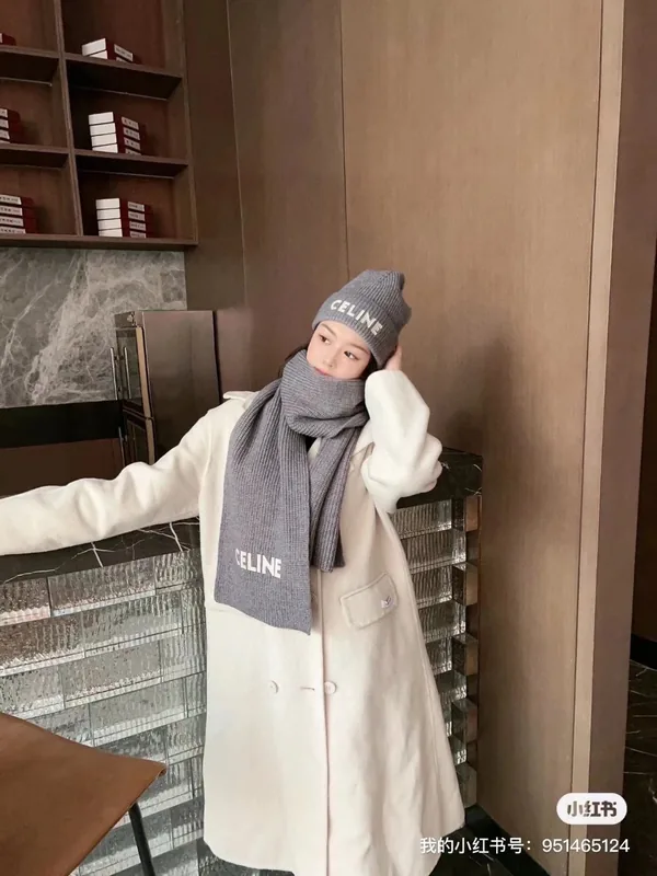Celine Scarf & Hat Set Ver.G