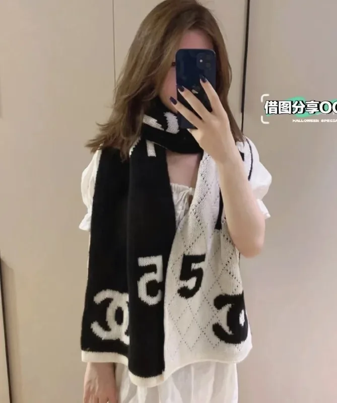 Chanel Cashmere Scarf Ver.C