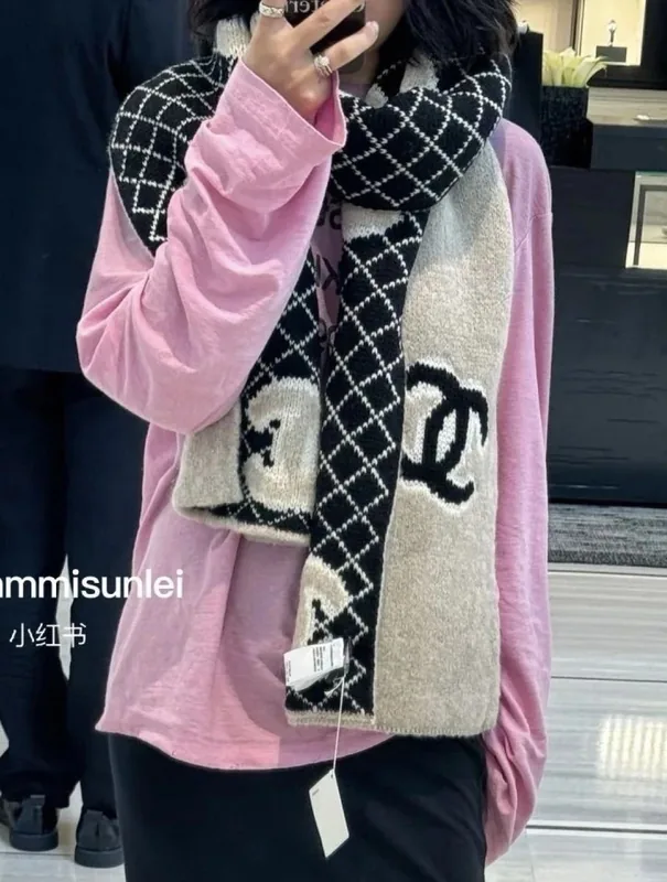 Chanel Cashmere Scarf Ver.D
