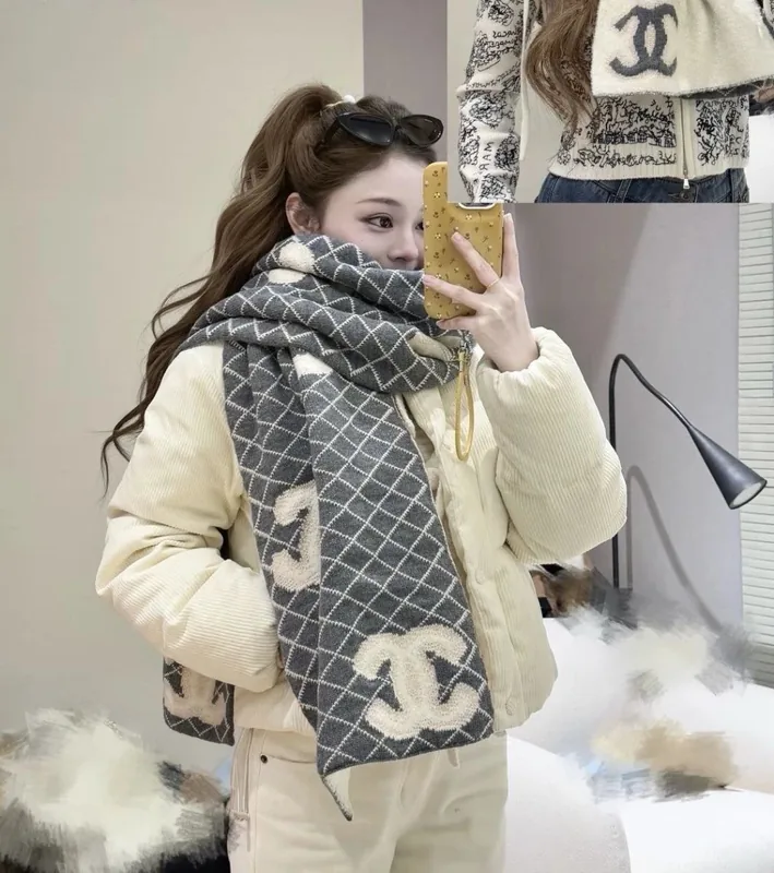 Chanel Cashmere Scarf Ver.F