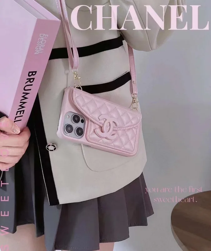 Chanel Crossbody Strap Phone Case Ver.A