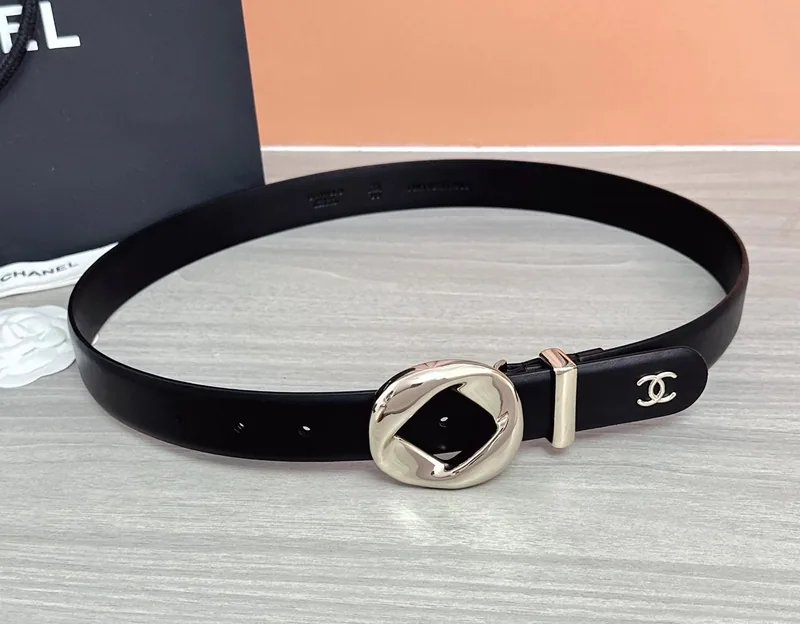 Chanel Leather Reversible Belt Ver.E