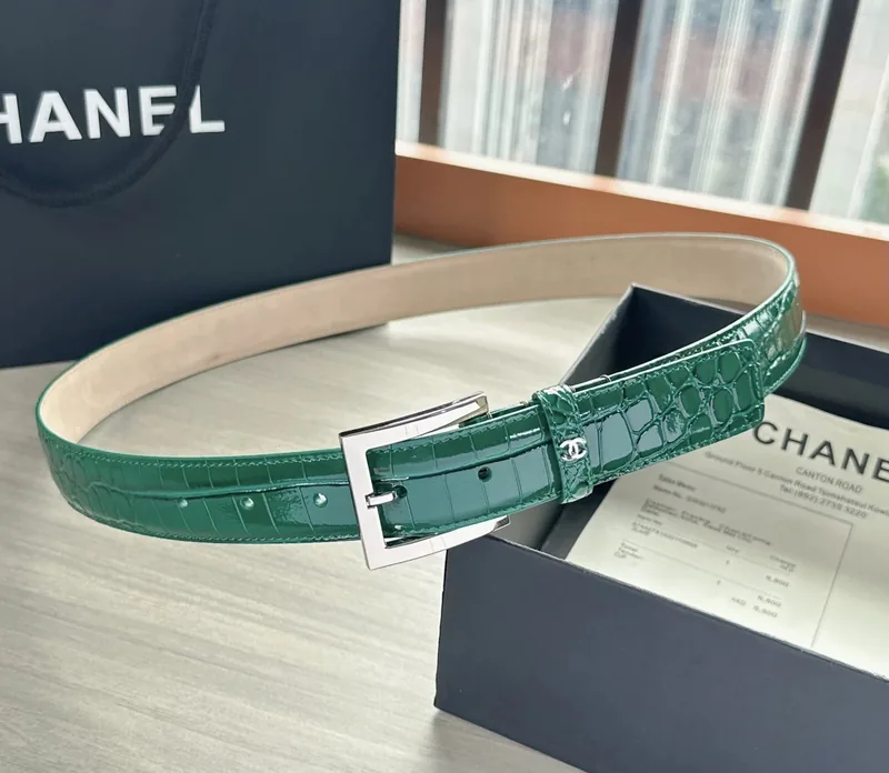 Chanel Leather Reversible Belt Ver.F