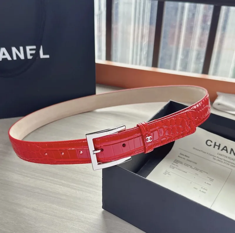 Chanel Leather Reversible Belt Ver.G