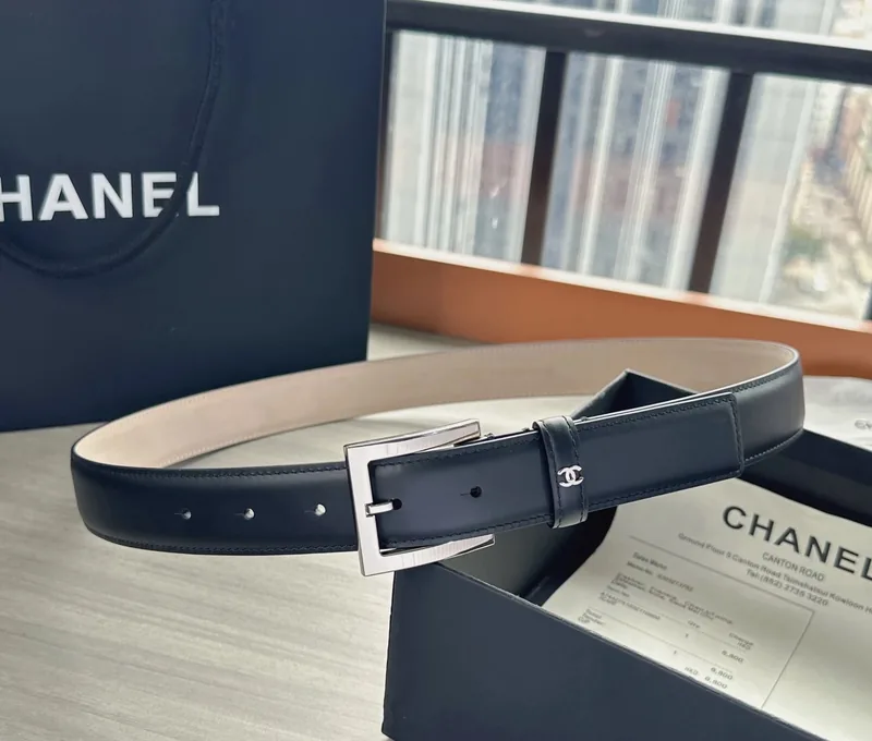Chanel Leather Reversible Belt Ver.I