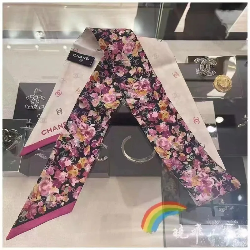 Chanel Silk Hair Ribbon Ver.C