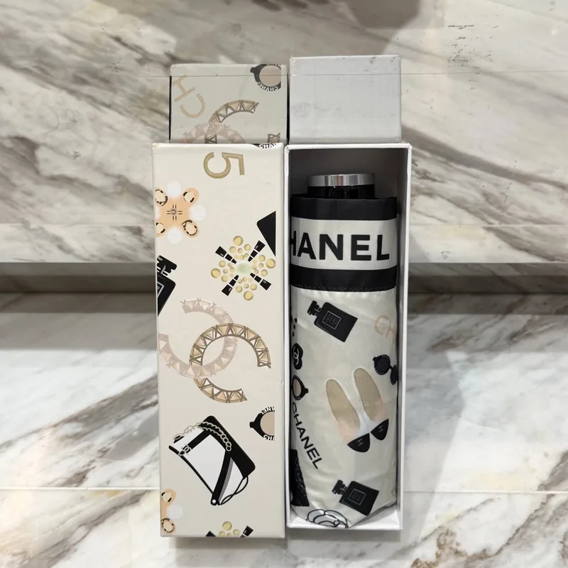 Chanel UV Protection Folding Umbrella Ver.G