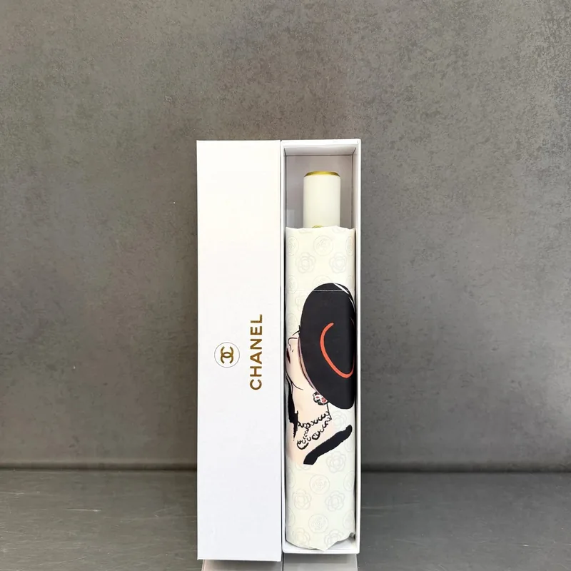 Chanel UV Protection Folding Umbrella Ver.J