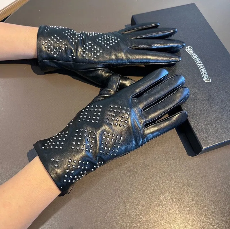 Chrome Hearts Lambskin Cashmere Gloves Ver.B