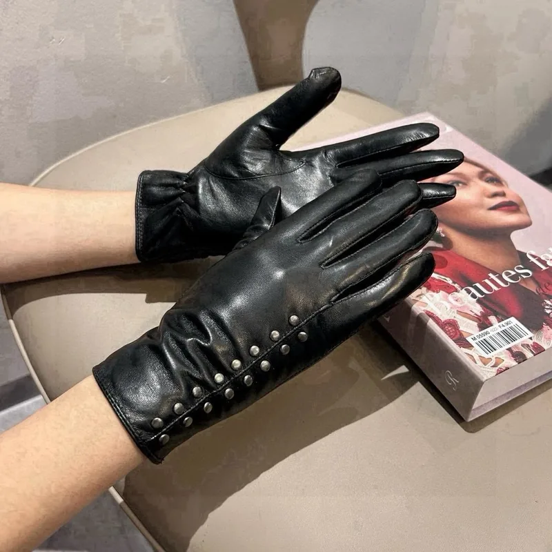 Chrome Hearts Lambskin Cashmere Gloves Ver.D