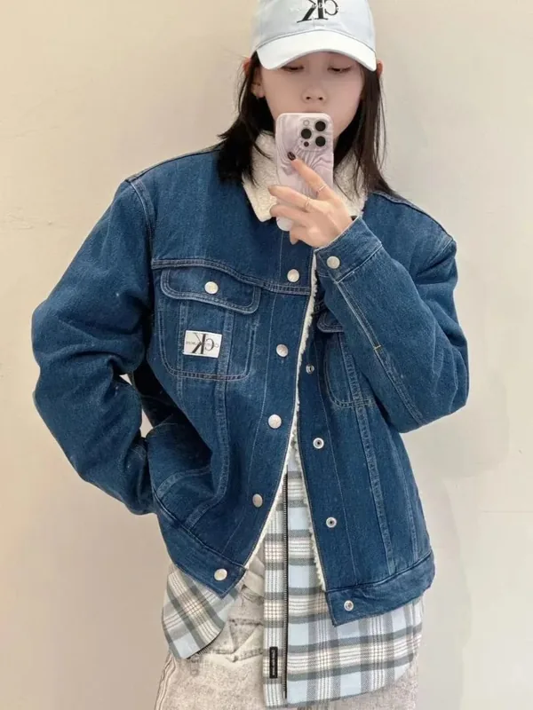 CK Blue Down Jacket Women