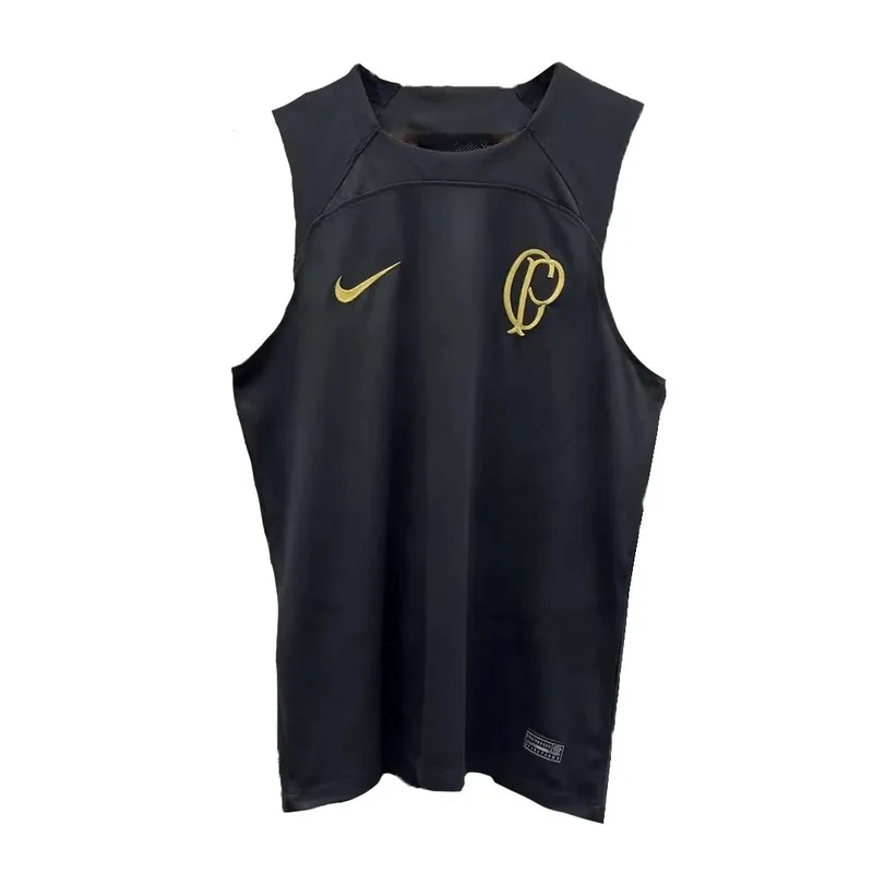Corinthians 2023 Sleeveless Top 24 Black Jersey