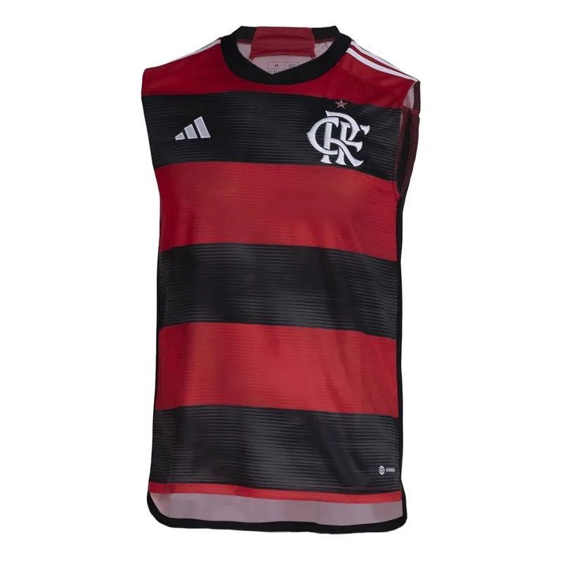 CR Flamengo Sleeveless Top 2023 24 Red Black — photo 1