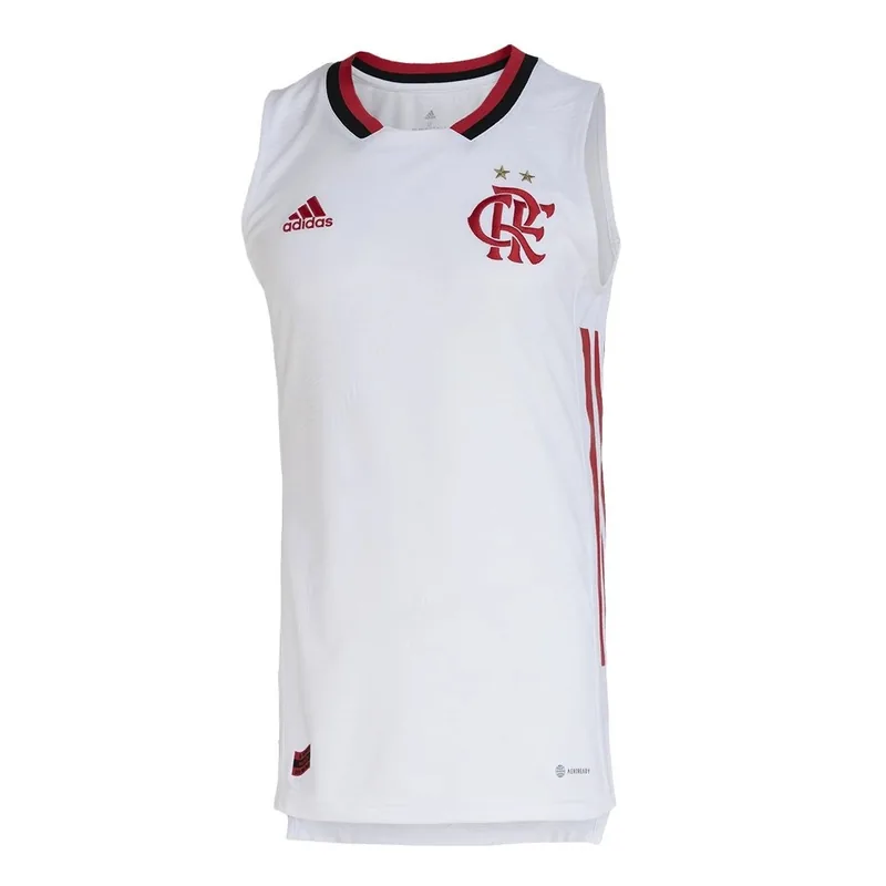 Flamengo 2023 CR Sleeveless Top 24 White Jersey