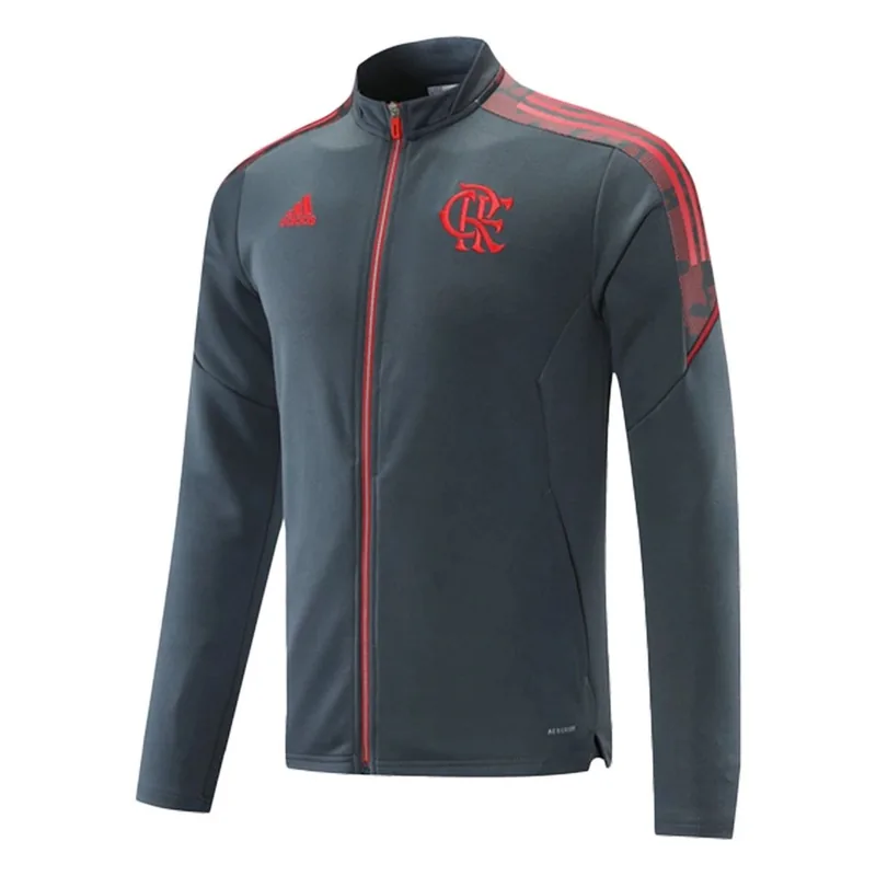 CR Flamengo Track Jacket 2021 22 Grey — photo 1