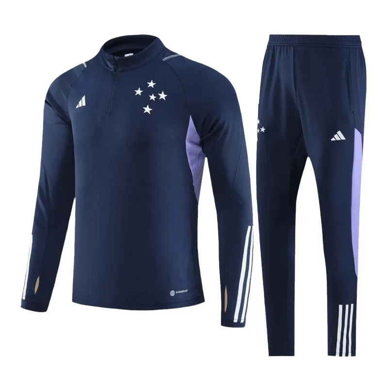 Cruzeiro EC 1 4 Zip Tracksuit 2023 24 Navy — photo 1