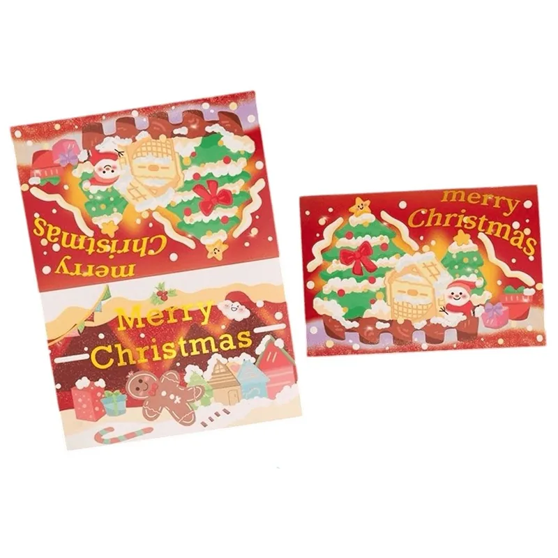 Custom Christmas Card Gingerbread House Personalized Message Jersey