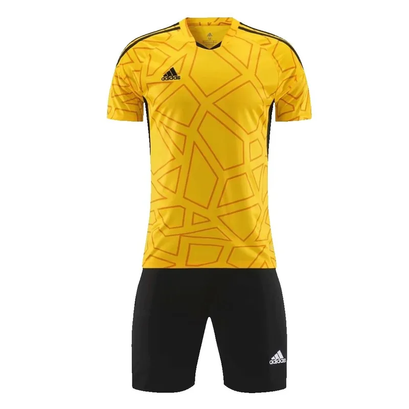 Customize Team Jersey Kit Shirt Short Yellow AD820