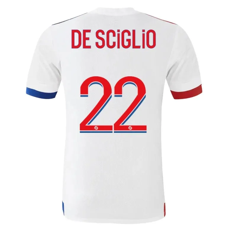 de Sciglio 22 Olympique Lyonnais 20/21 Home Jersey