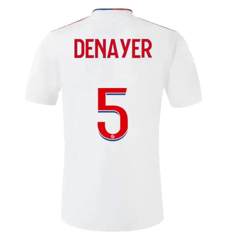 Lyon Denayer 5 Olympique Lyonnais 21/22 Home Jersey