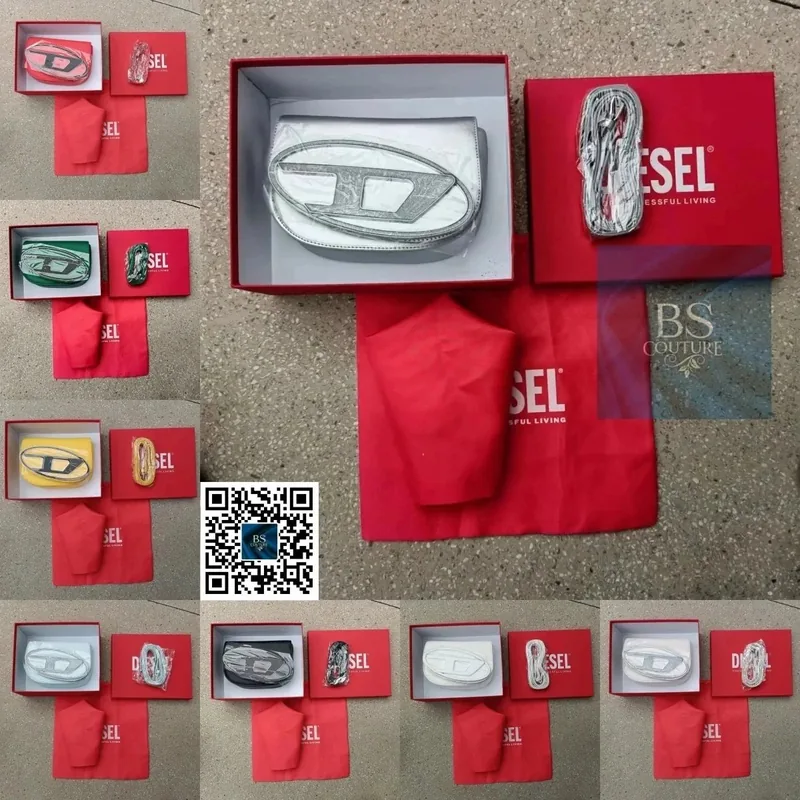 Diesel Handbag with Logo Plaque