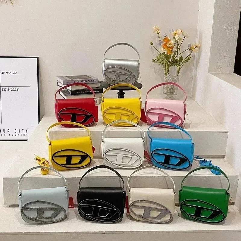 Diesel Multi-color Crossbody Bag with Oval D Logo