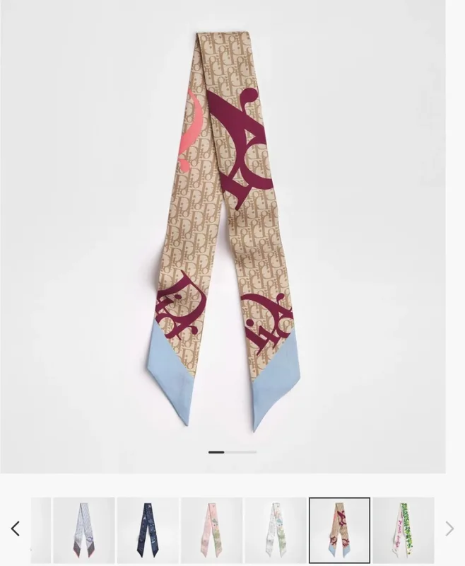 Dior Silk Hair Ribbon Ver.A