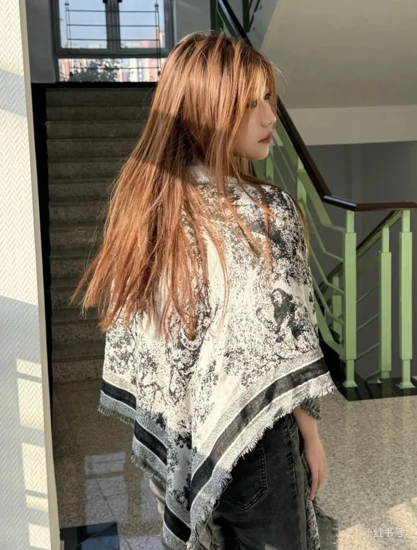 Dior Wool Silk Shawl Ver.B