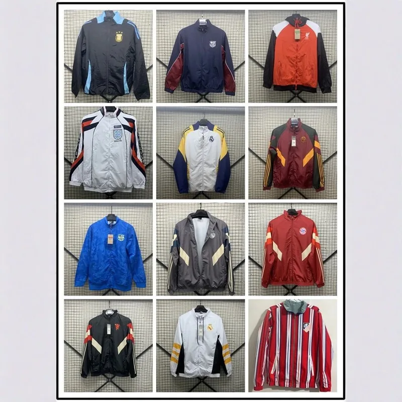 Embroidered single-sided trench coat coat hooded training suit appeara