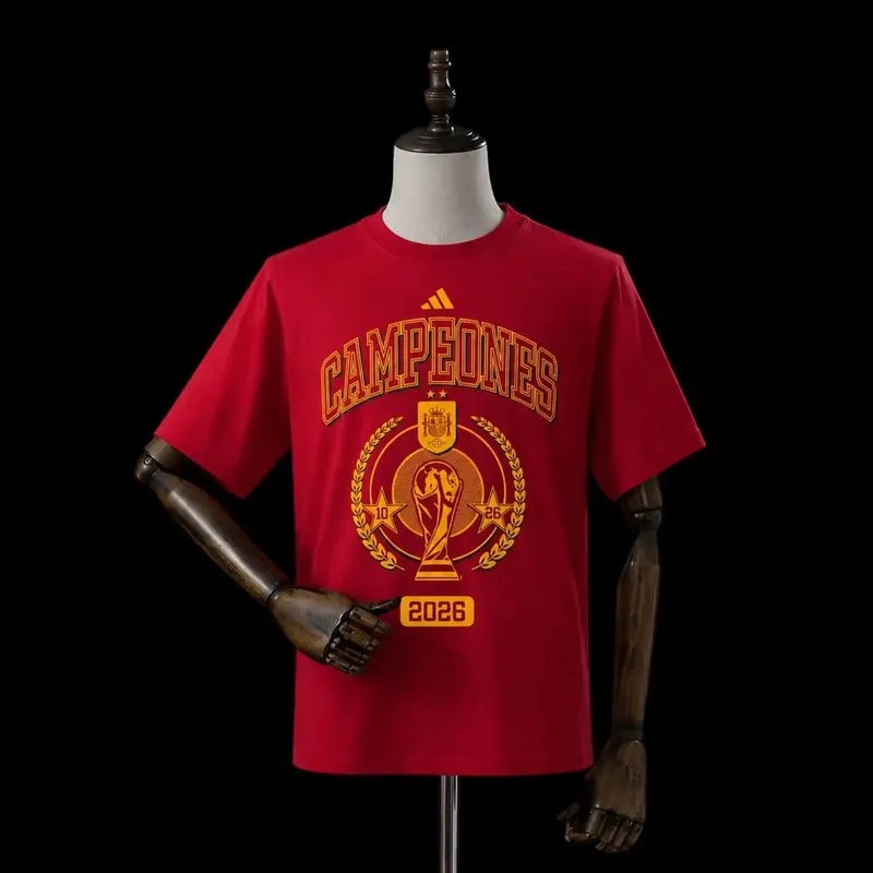 Spain T Shirt CAMPEONES Jersey
