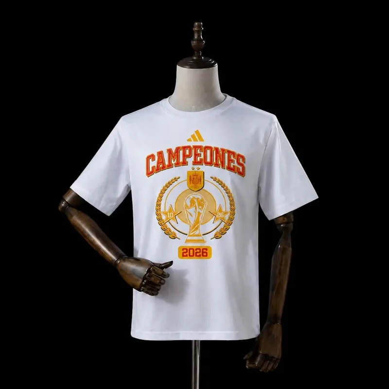 Spain 2026 T Shirt ” We Are Champions” Jersey