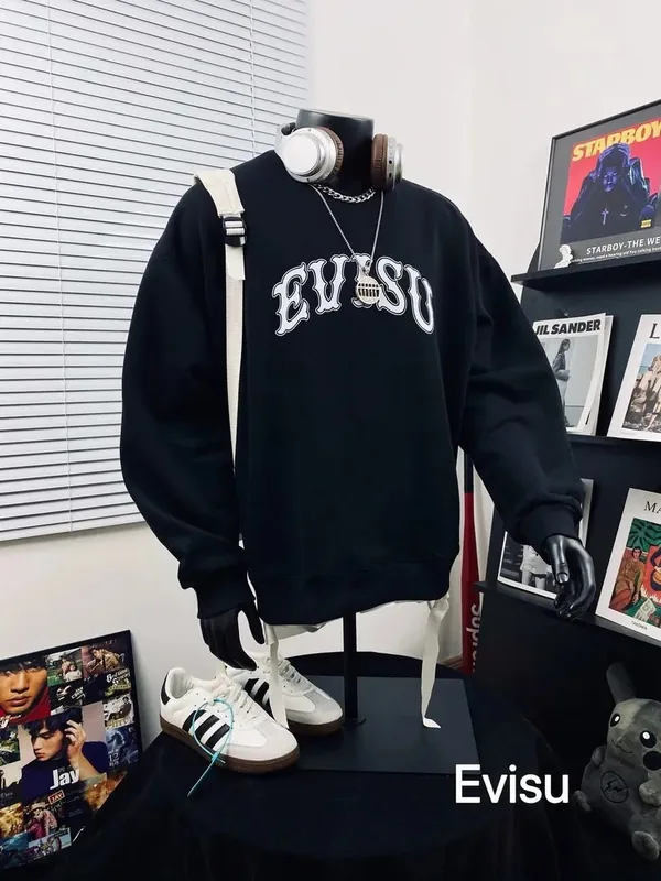 Evisu Black Hoodie Women Ver.A