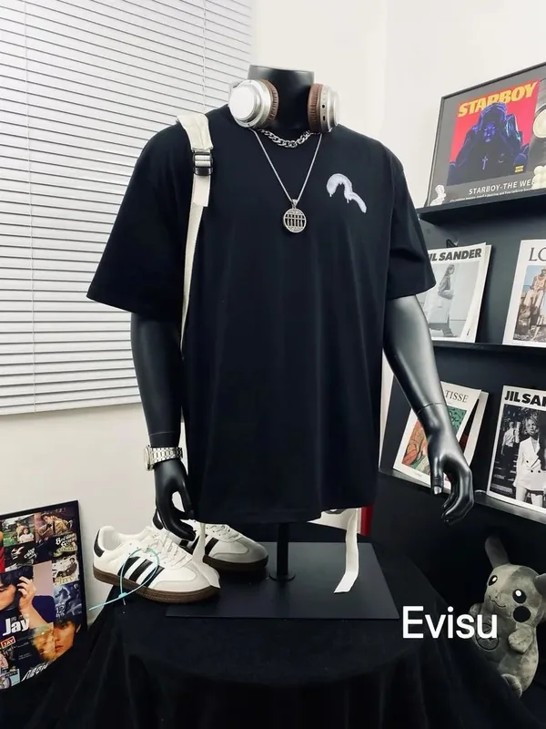 Evisu Black T-Shirt Women Ver.A
