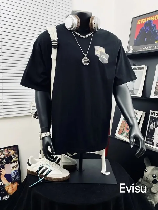 Evisu Black T-Shirt Women Ver.B