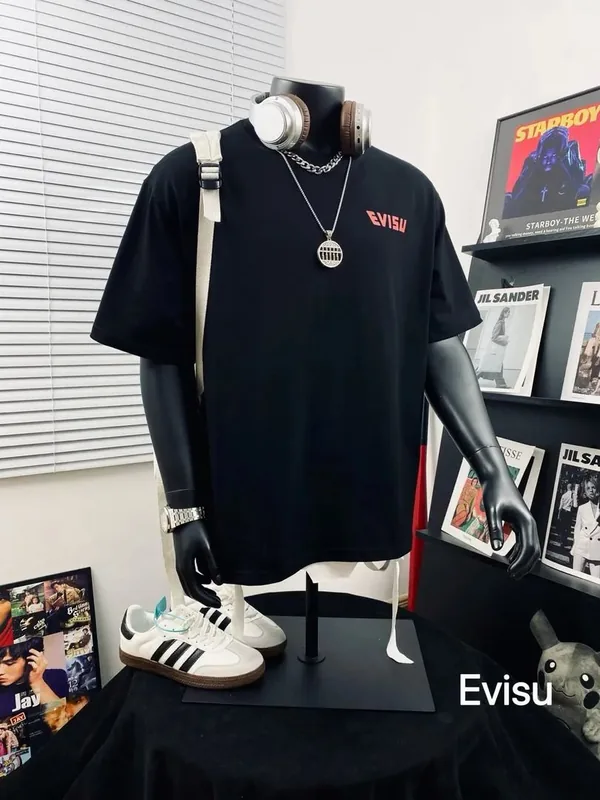 Evisu Black T-Shirt Women Ver.C2