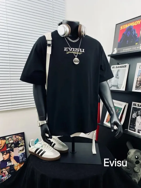 Evisu Black T-Shirt Women Ver.D2