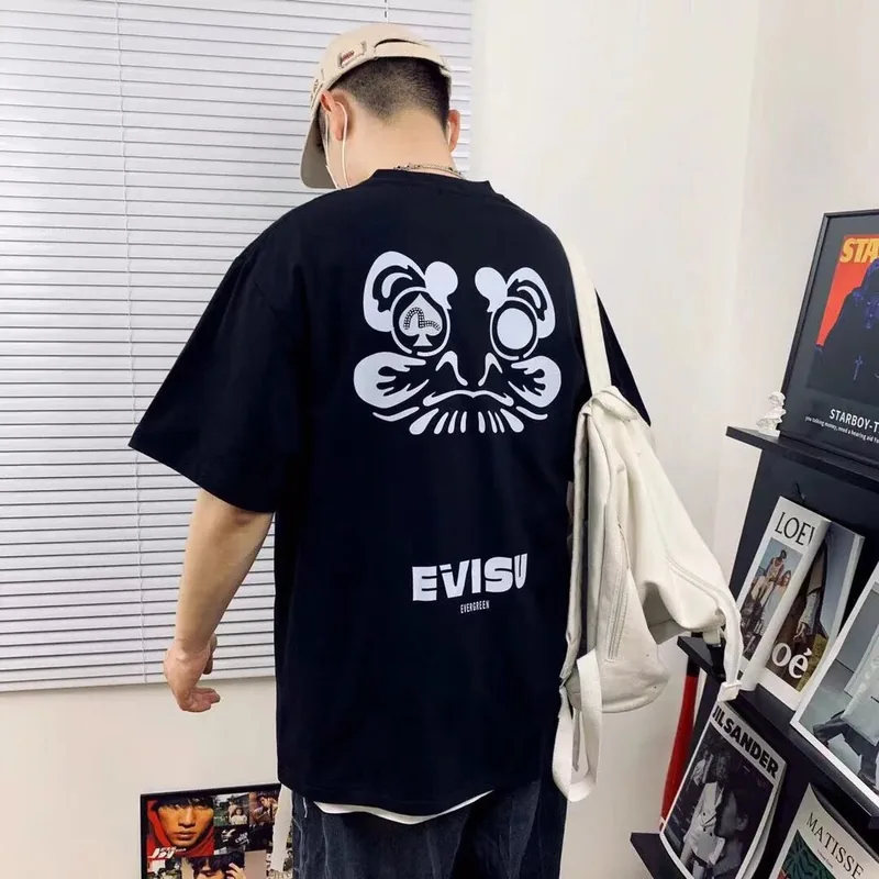 Evisu Black T-Shirt Women Ver.R