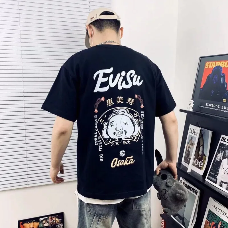 Evisu Black T-Shirt Women Ver.Z