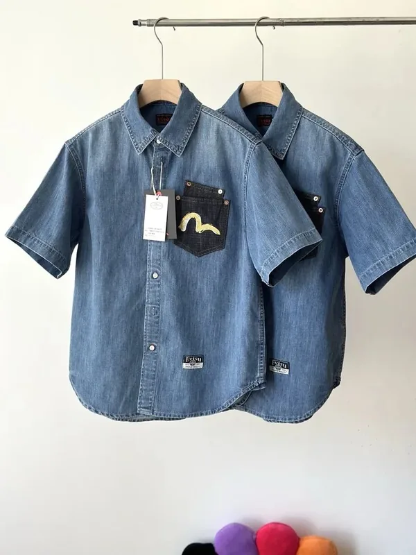 Evisu Blue Shirt
